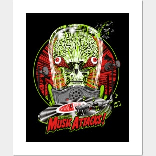 MUSIC ATTACKS Posters and Art